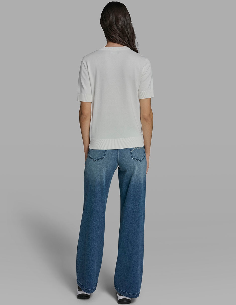 Blusa manga corta para mujer 7