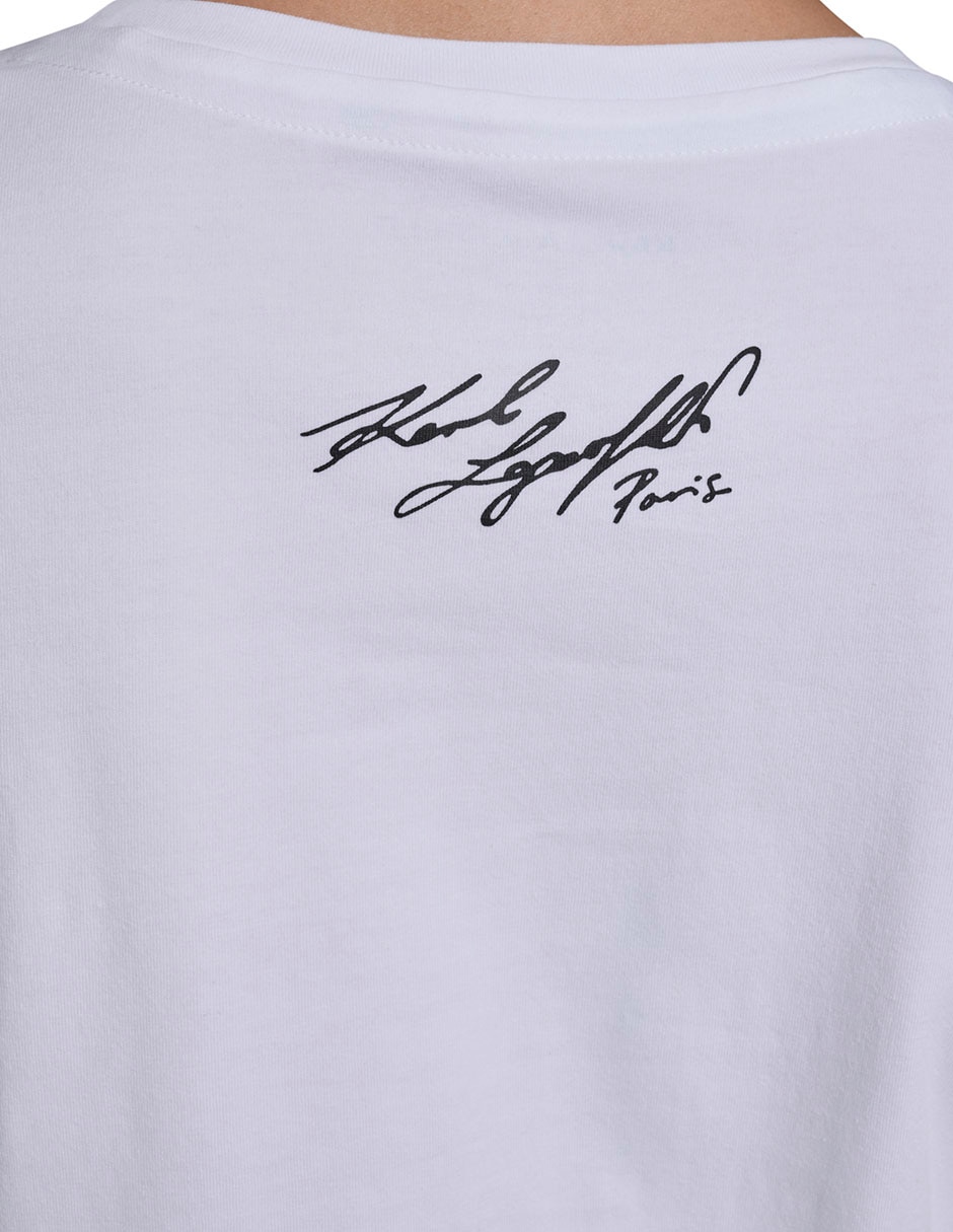 Playera manga corta cuello redondo para mujer 5