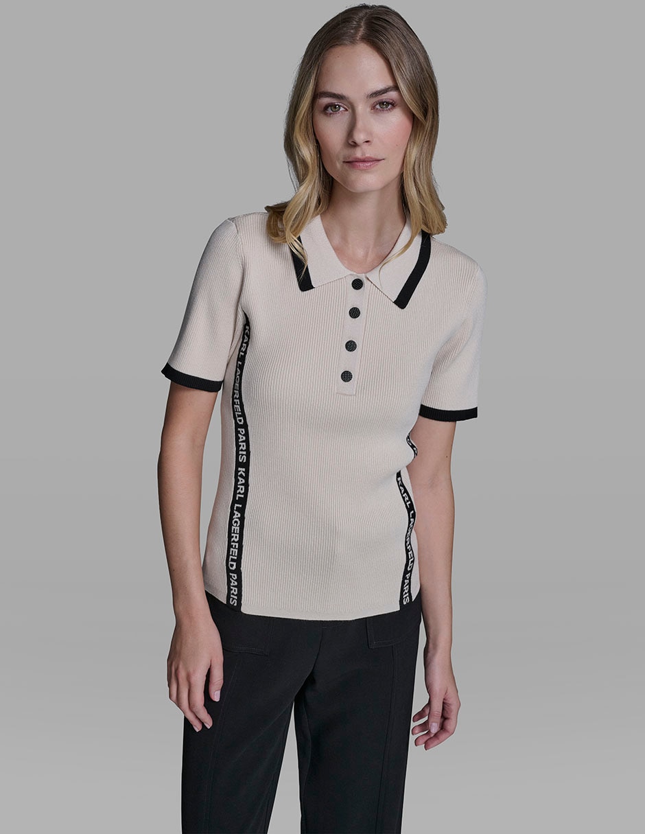 Blusa manga corta para mujer