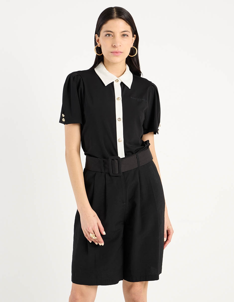 Blusa manga corta para mujer 2