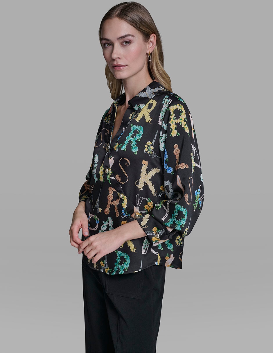 Blusa manga 3/4 para mujer 3