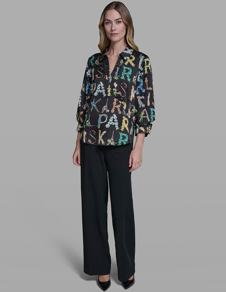 Blusa manga 3/4 para mujer 5