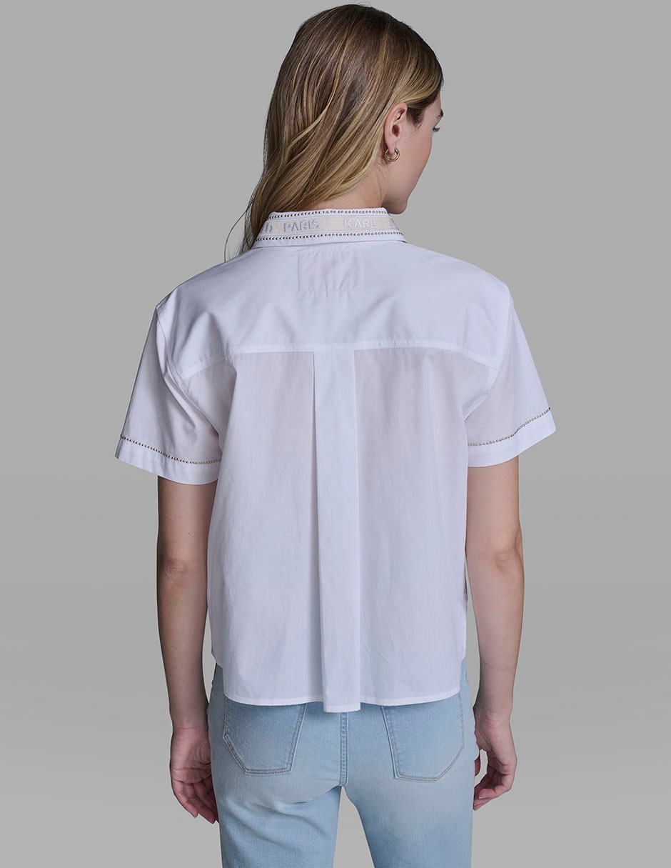 Blusa manga corta para mujer 2