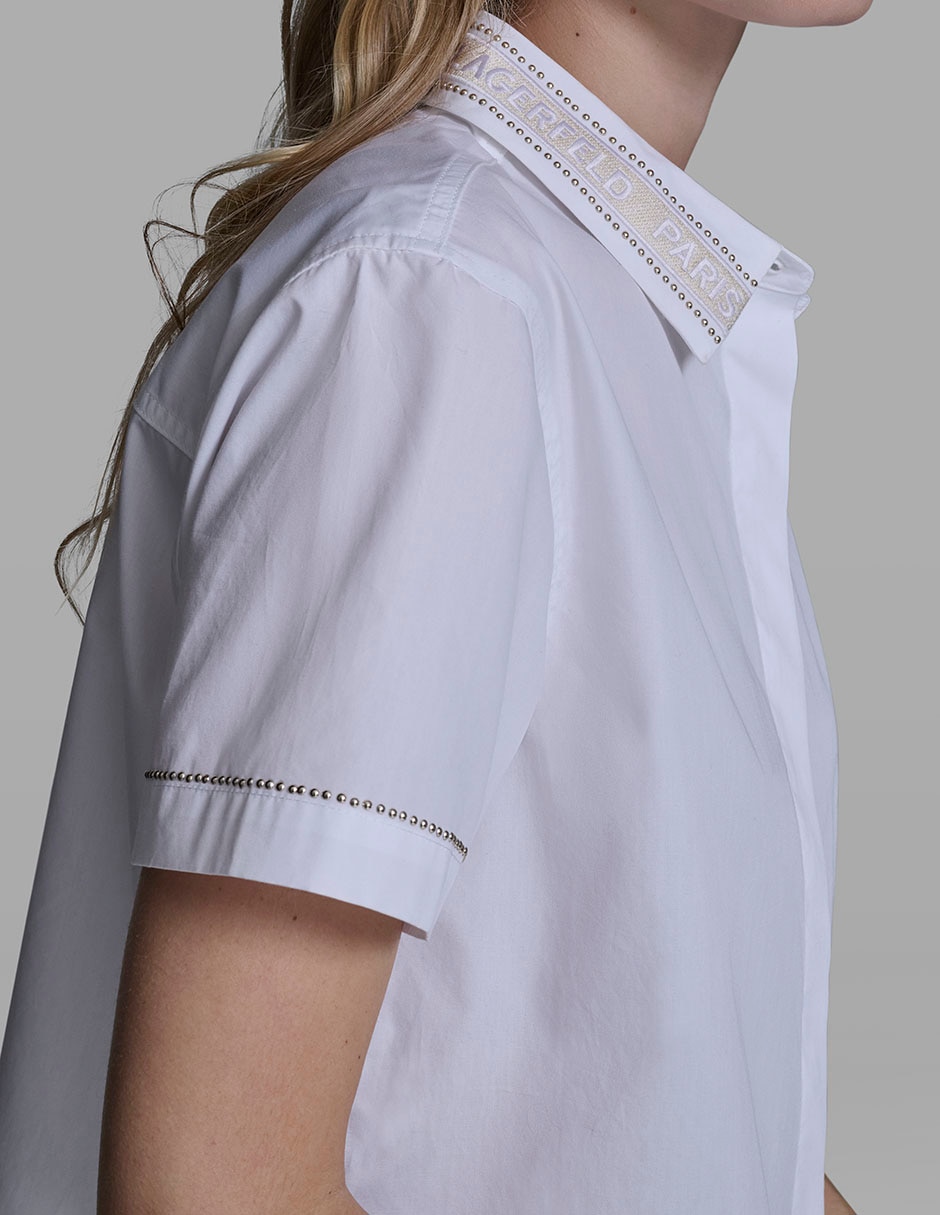 Blusa manga corta para mujer 4