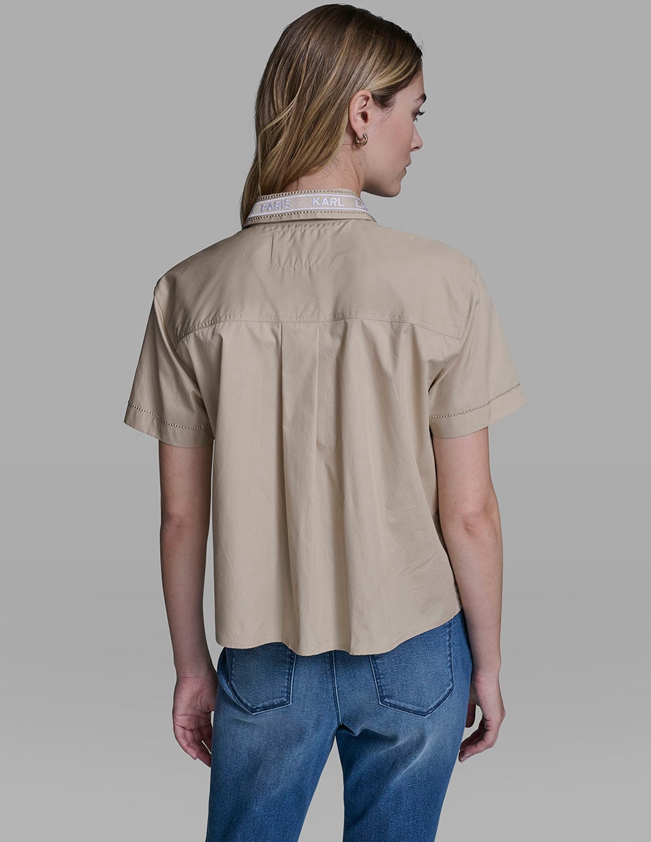 Blusa manga corta para mujer 2