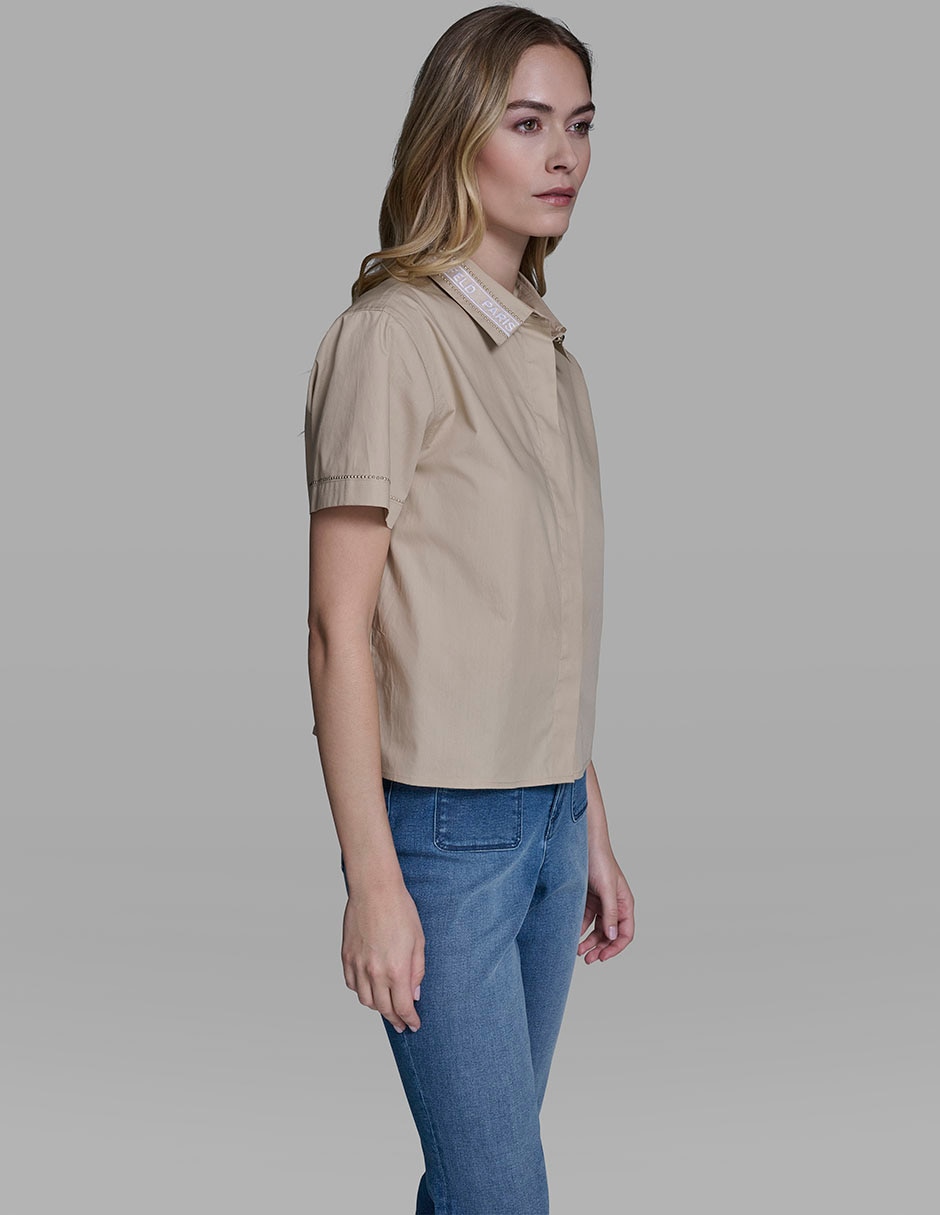 Blusa manga corta para mujer 3