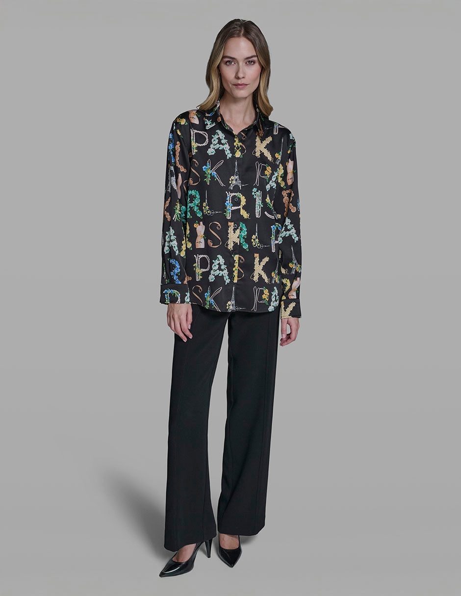 Blusa manga larga para mujer 5