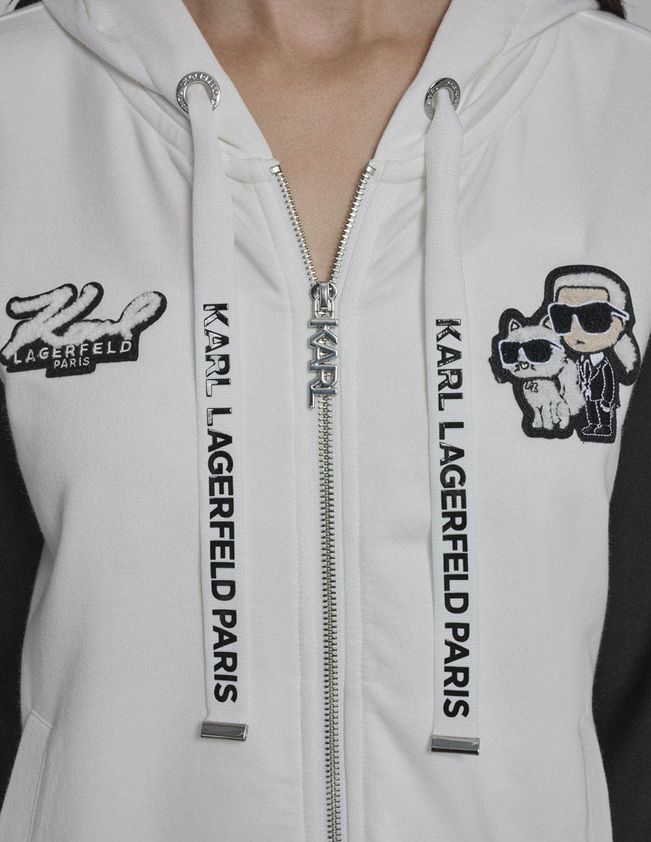 Sudadera con capucha y bolsa para mujer 4