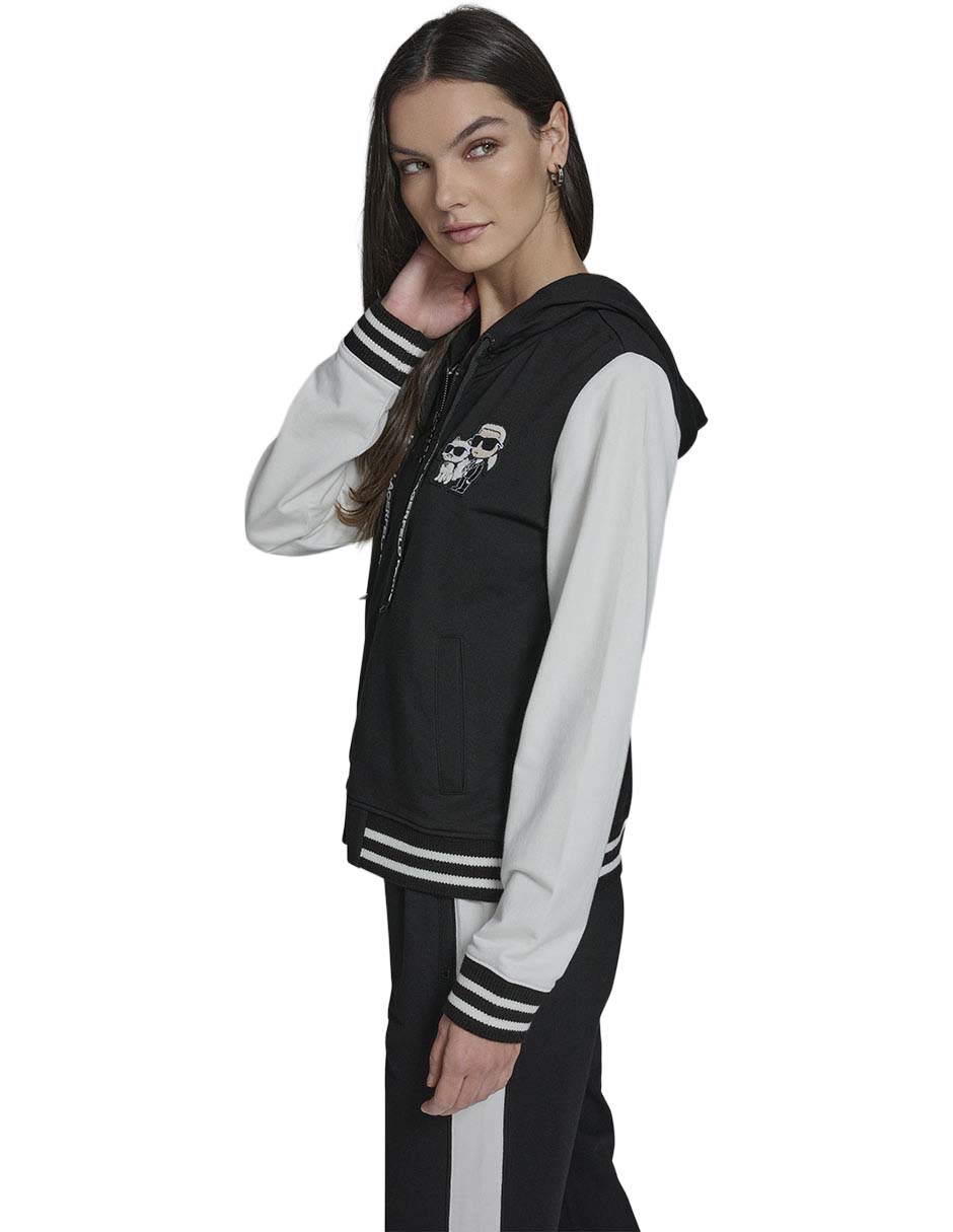 Sudadera con capucha y bolsa para mujer 3