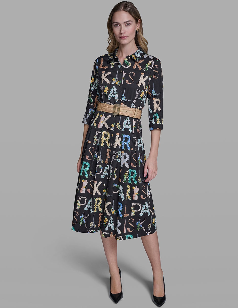 Vestido midi casual para mujer