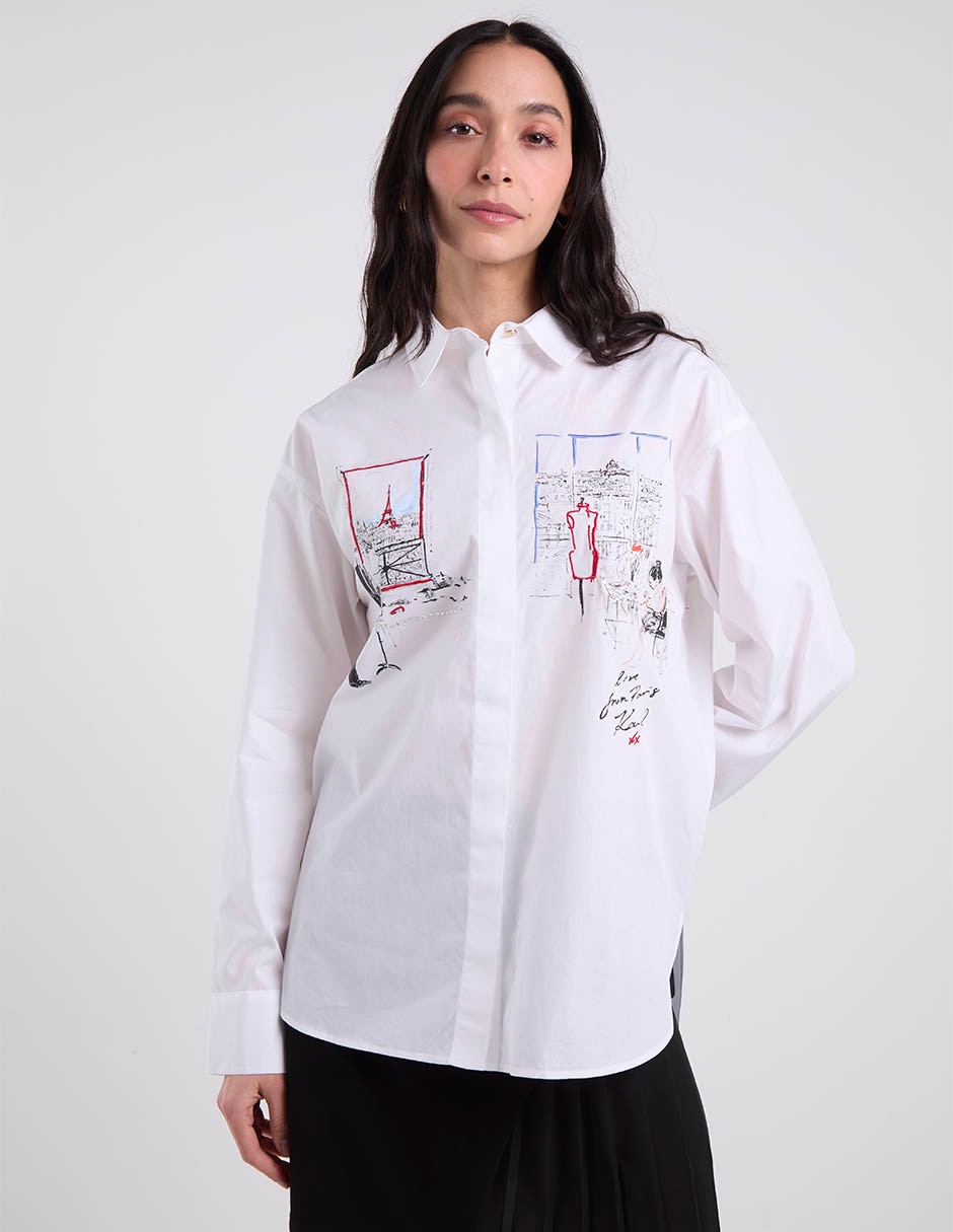 Blusa manga larga para mujer 2