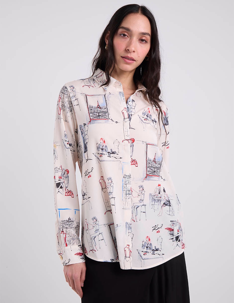 Blusa manga larga para mujer Blusa manga larga para mujer