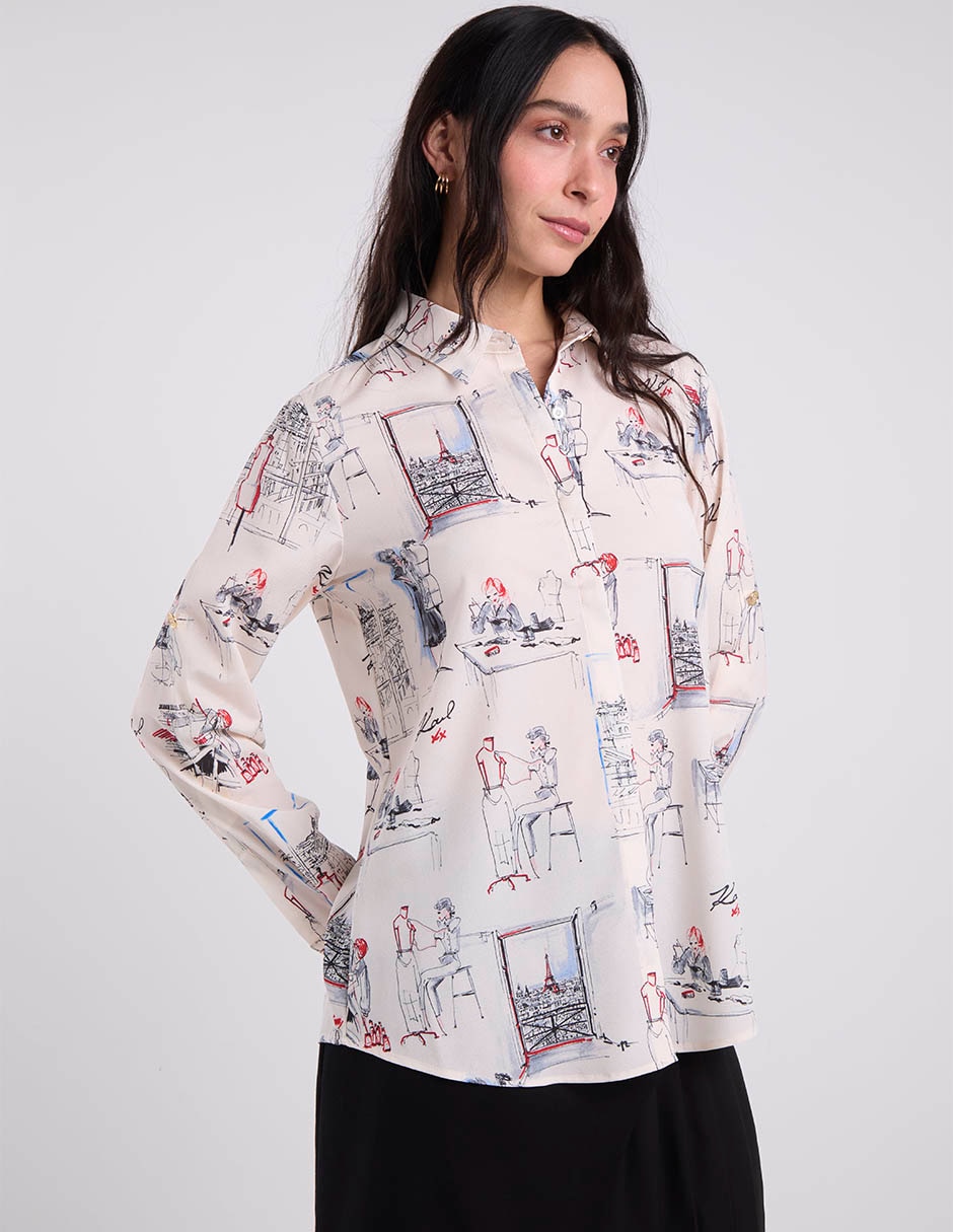 Blusa manga larga para mujer 2