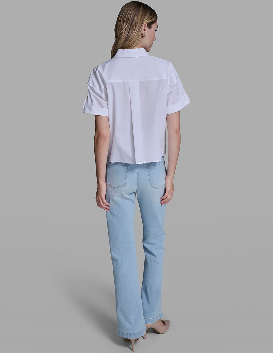 Blusa manga corta para mujer 6