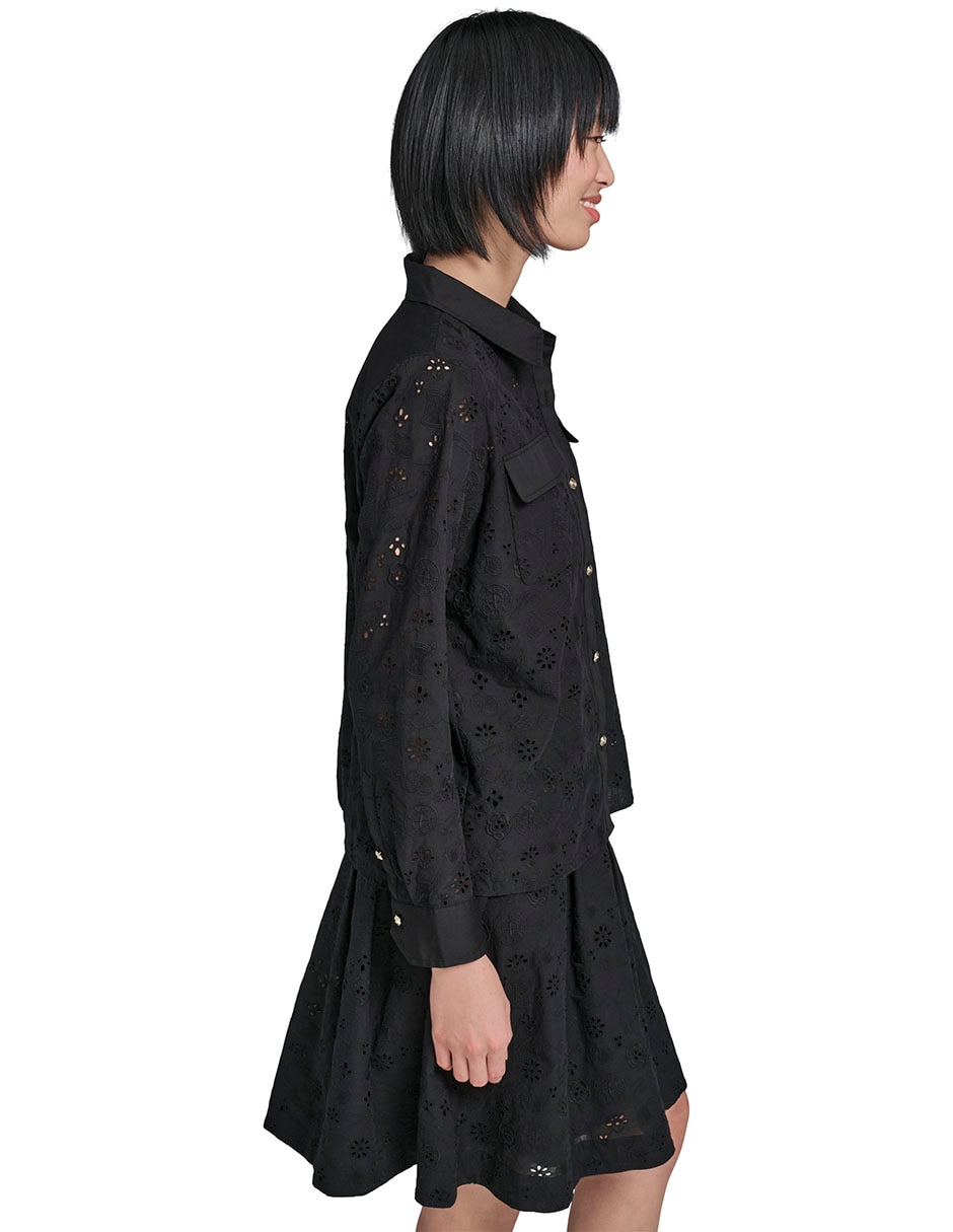 Blusa camisera manga larga para mujer 5