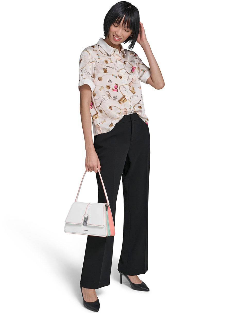 Blusa manga corta para mujer 6