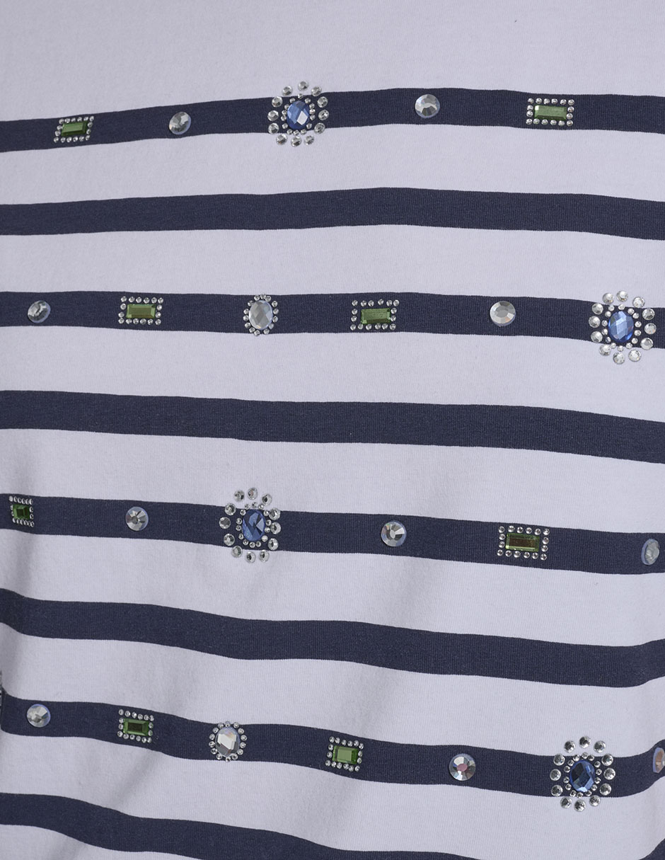 Playera manga corta cuello redondo para mujer 4