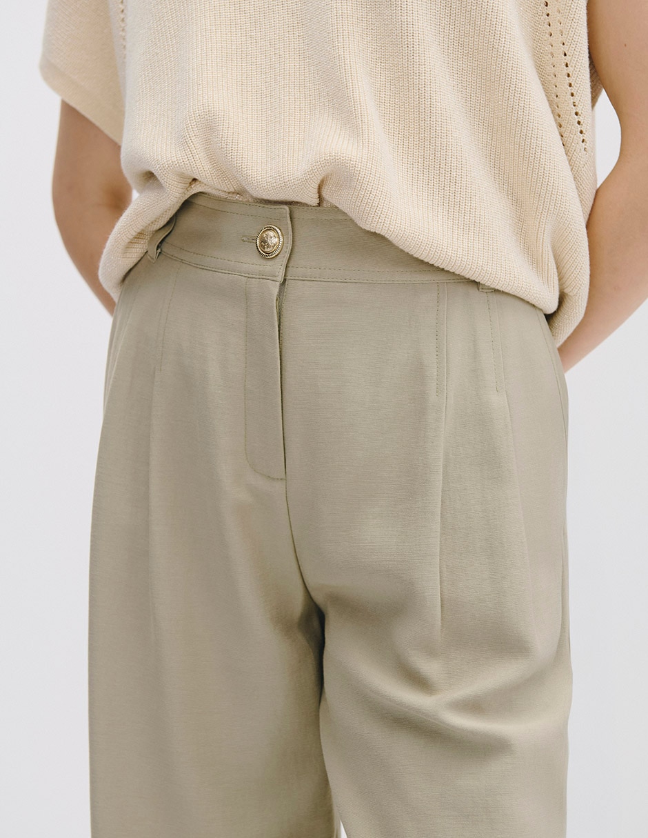 Pantalón relaxed wide leg para mujer 4