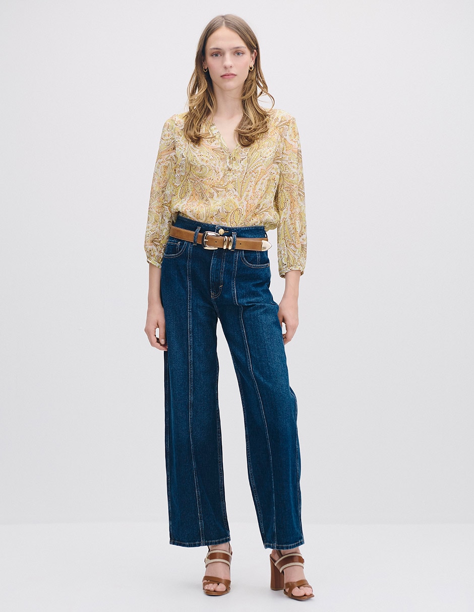 Blusa Isola manga 3/4 para mujer 2