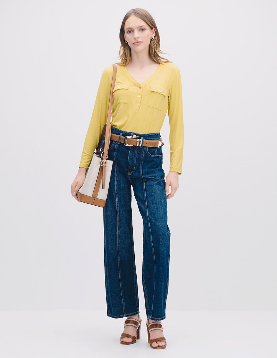 Blusa manga larga para mujer 2