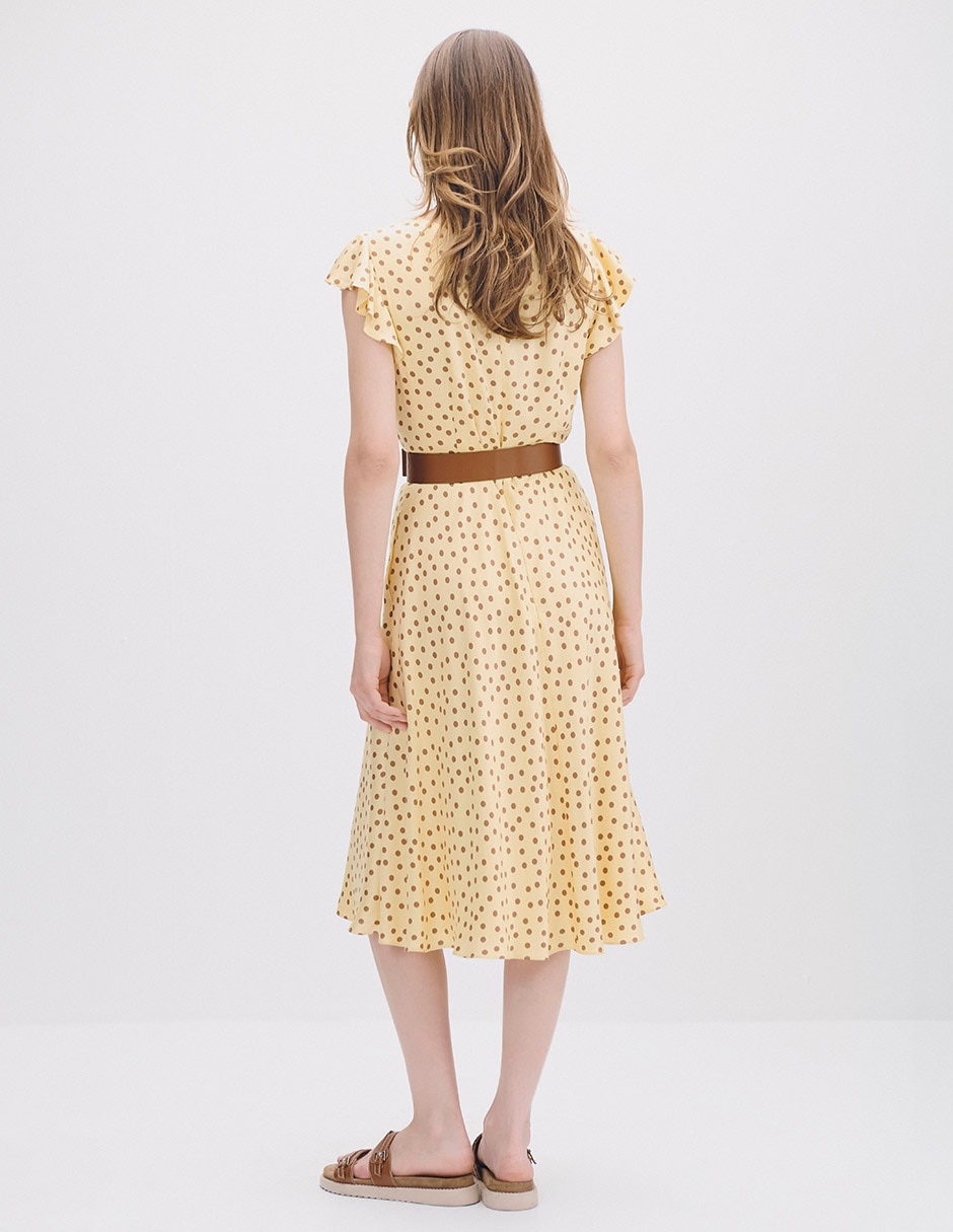 Vestido midi casual Isola para mujer 3