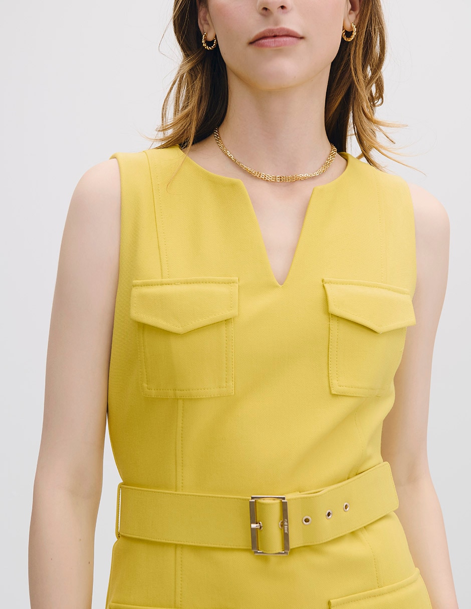 Vestido midi casual Isola para mujer 4