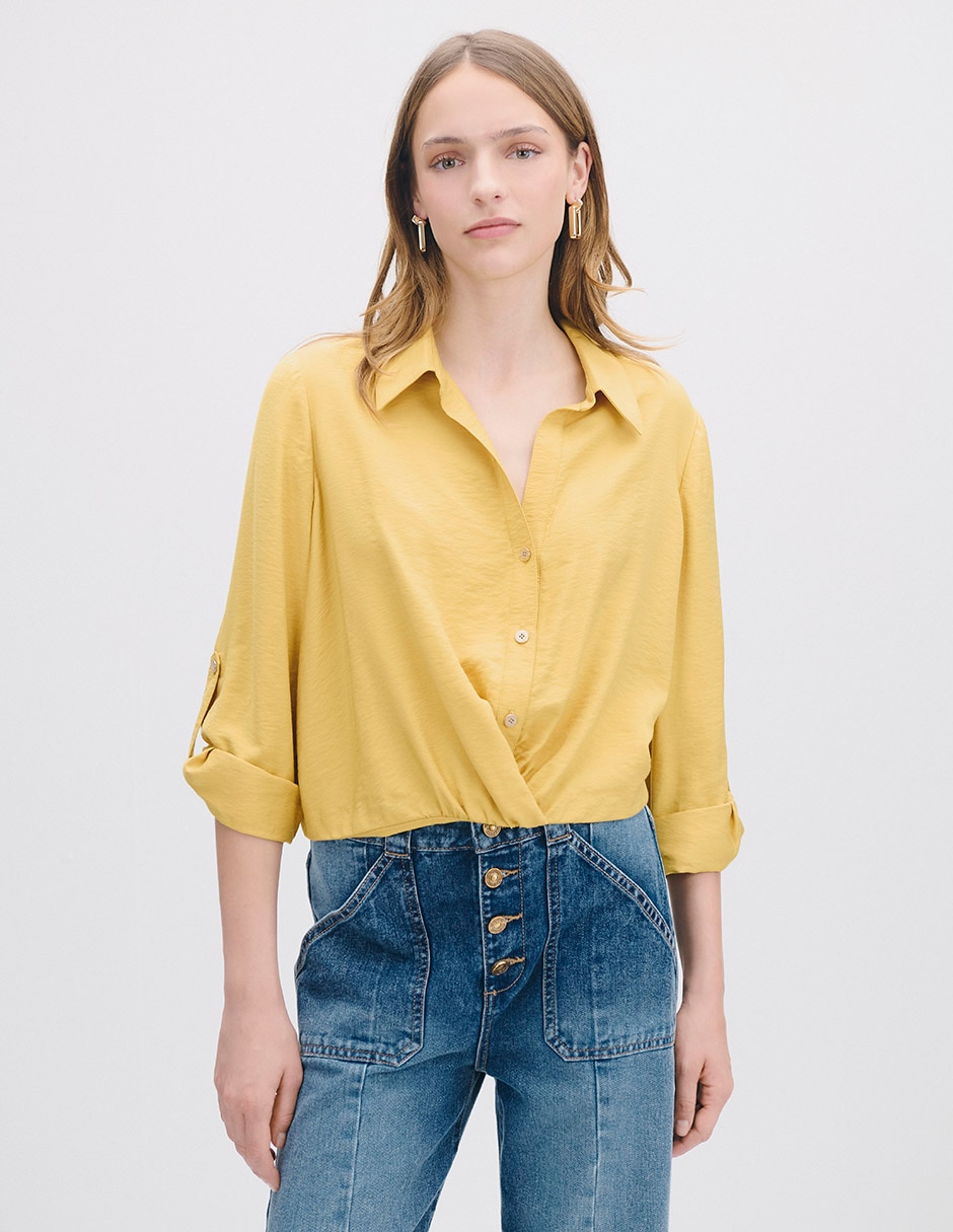 Blusa Isola manga 3/4 para mujer