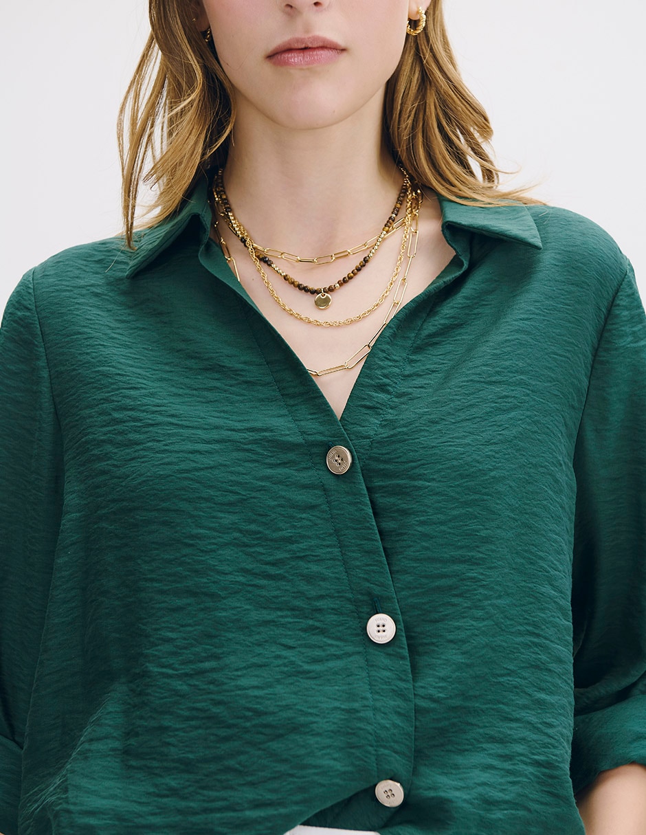 Blusa manga 3/4 para mujer 3