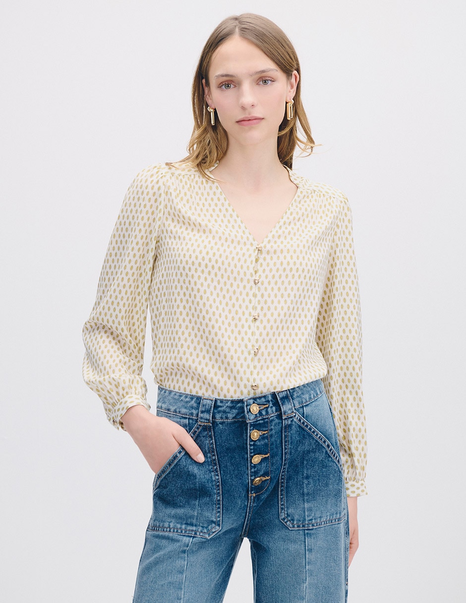 Blusa Isola manga larga para mujer