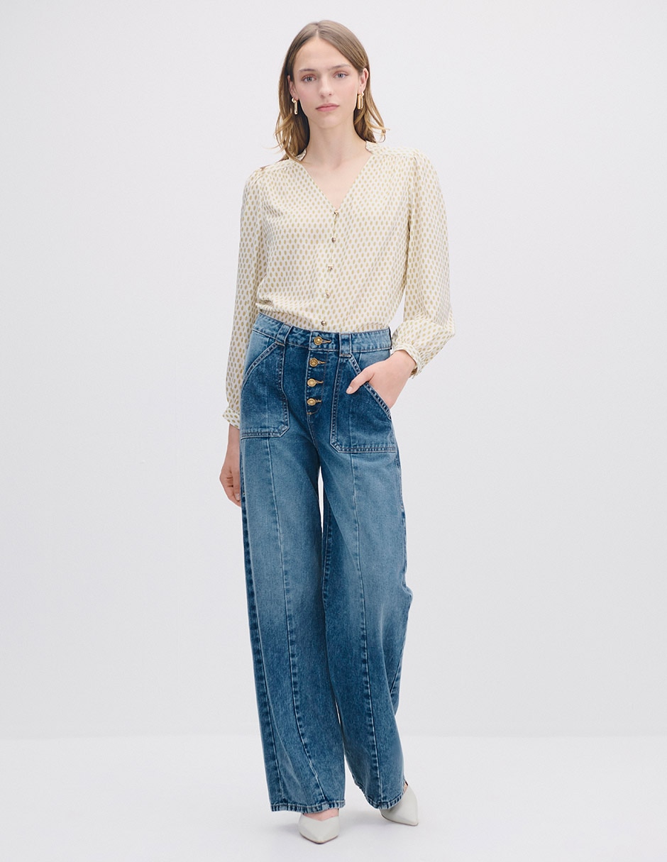 Blusa Isola manga larga para mujer 2