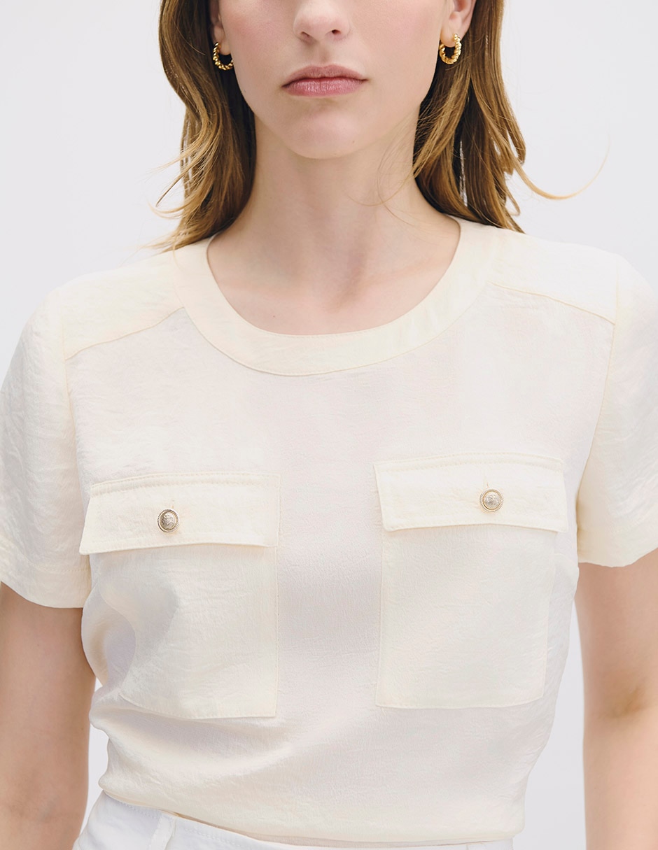Blusa Isola manga corta para mujer 4