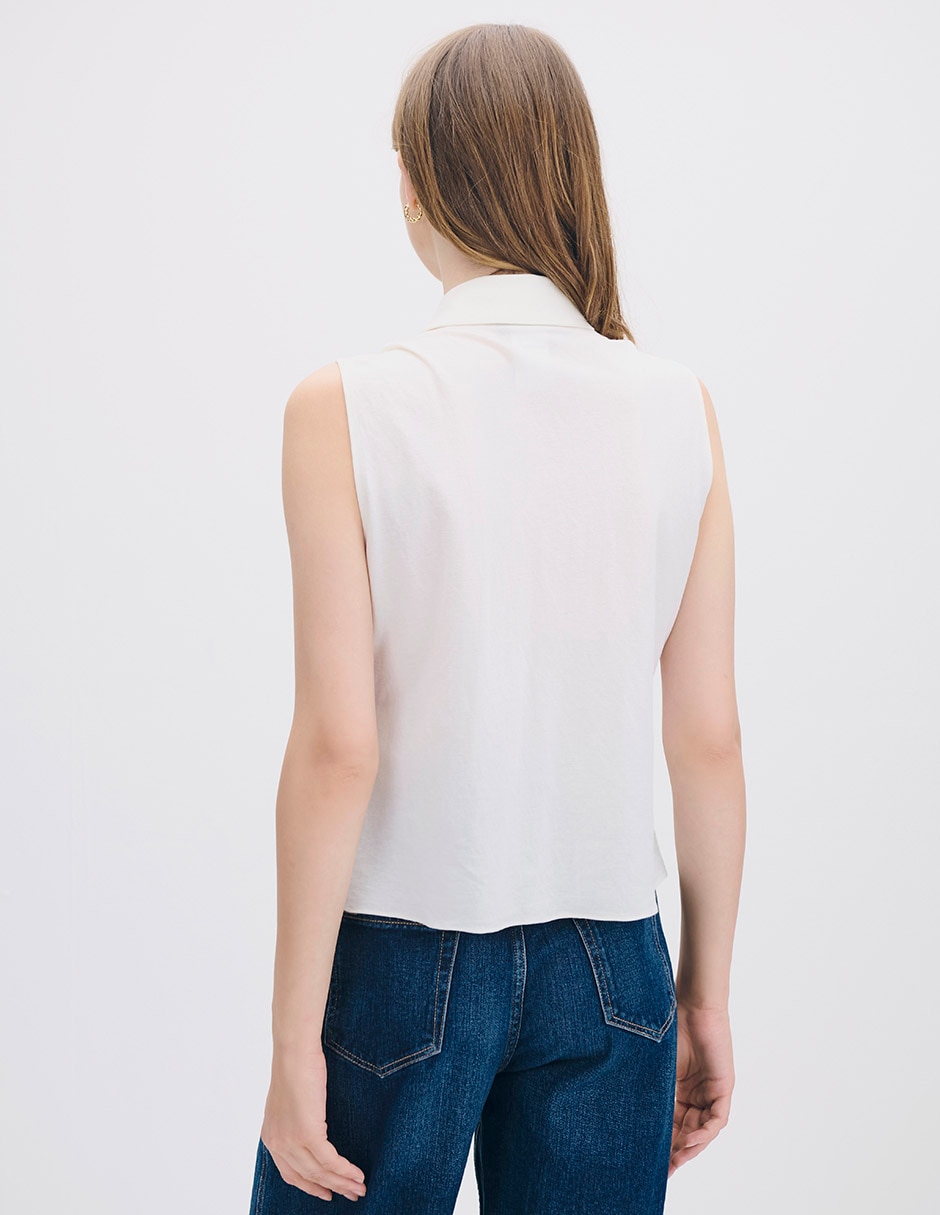 Blusa sin manga para mujer 3