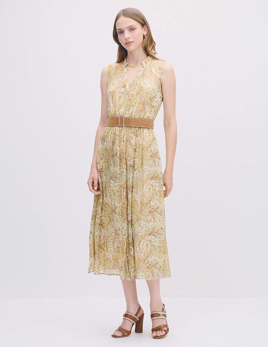 Vestido midi casual Isola para mujer Vestido midi casual Isola para mujer