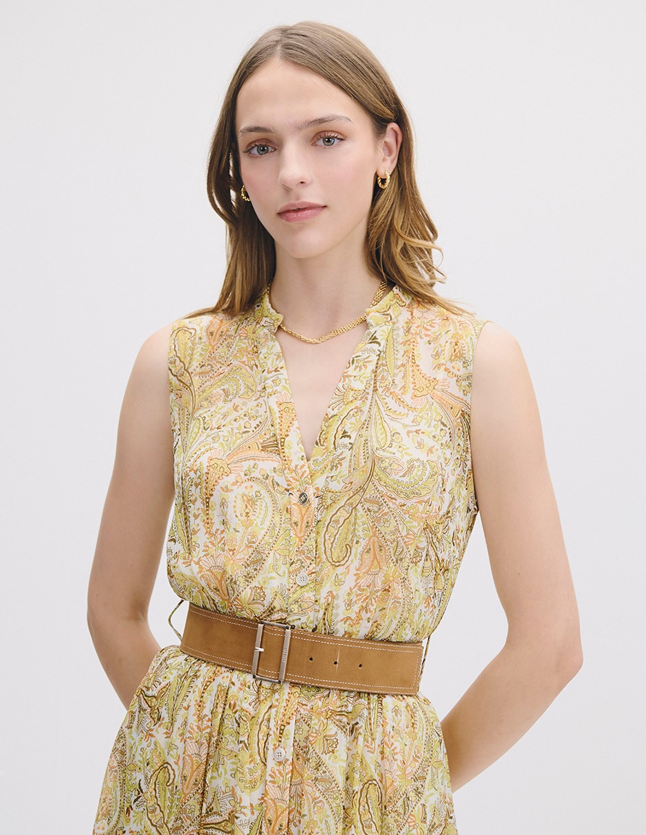 Vestido midi casual Isola para mujer 2