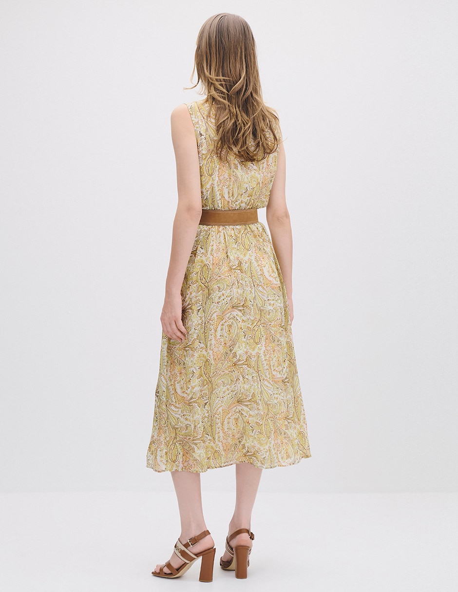 Vestido midi casual Isola para mujer 3