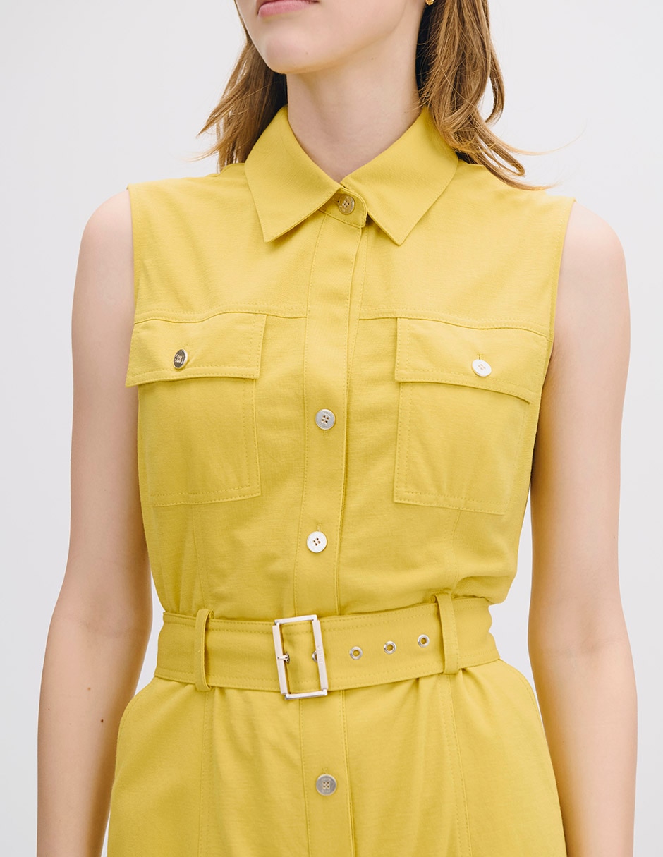 Vestido midi casual Isola para mujer 4