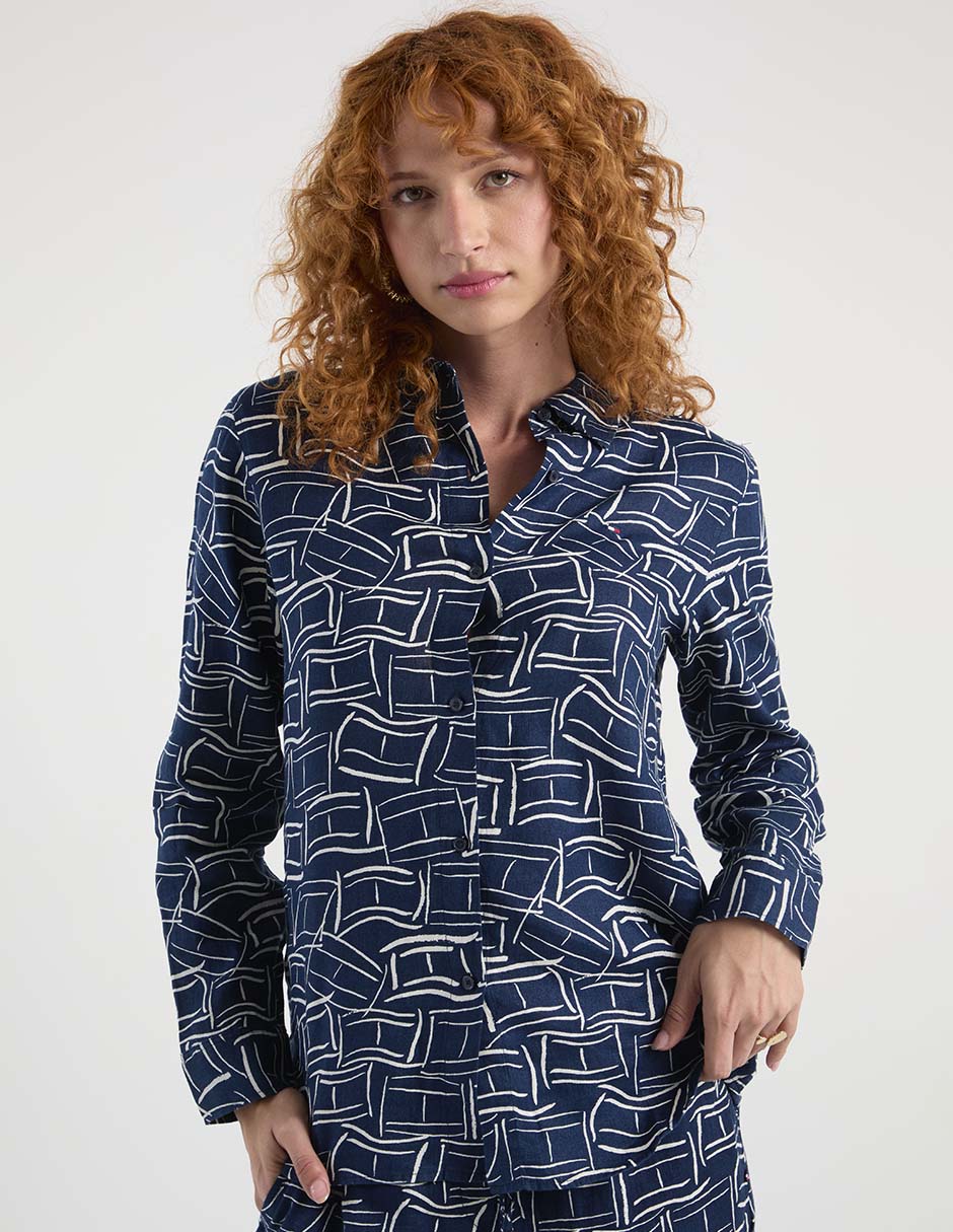Blusa camisera sp26 "manga" larga "para mujer" 2