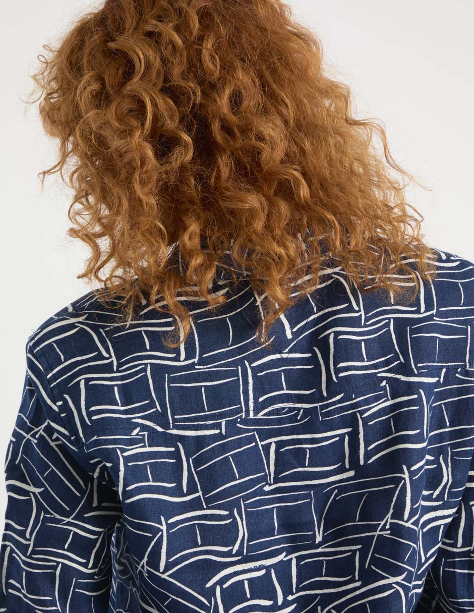 Blusa camisera sp26 "manga" larga "para mujer" 5