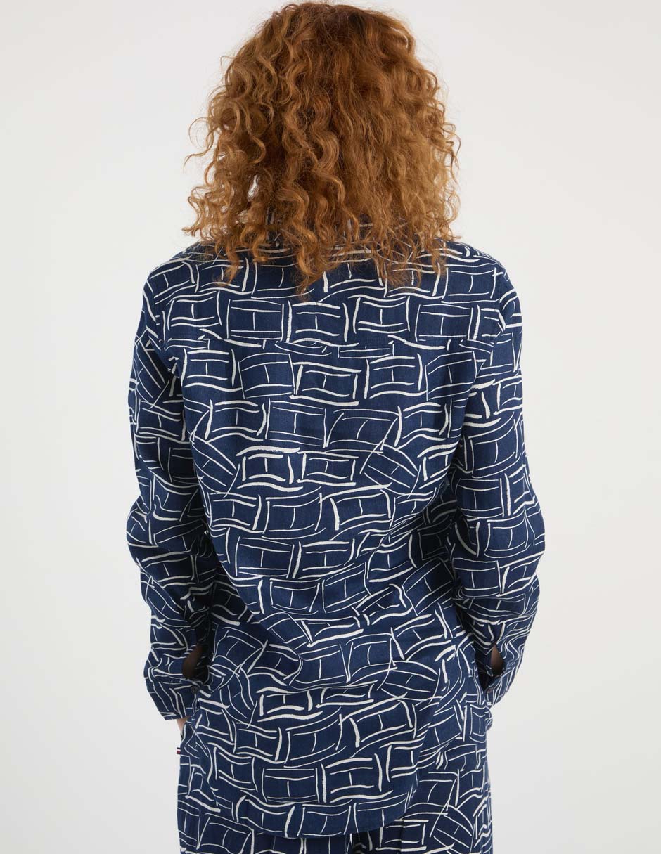 Blusa camisera sp26 "manga" larga "para mujer" 6
