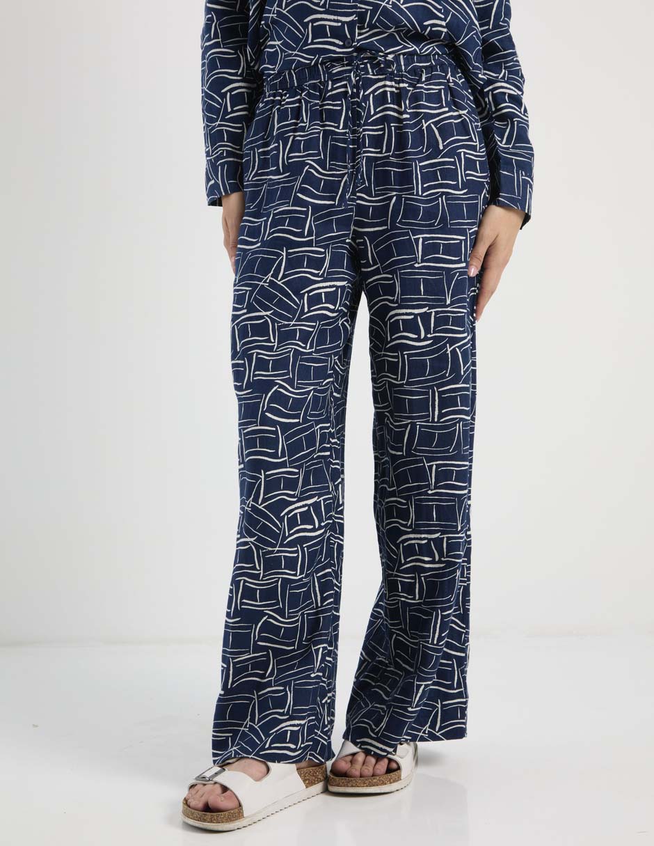Pantalón relaxed Hilfiger straight para mujer