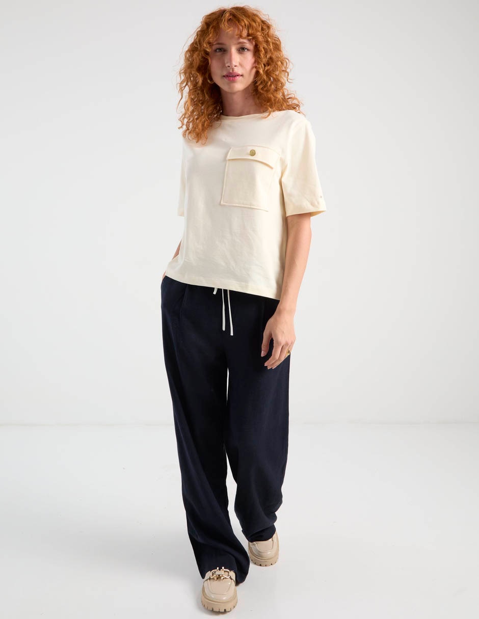 Playera manga corta Hilfiger cuello redondo para mujer 3