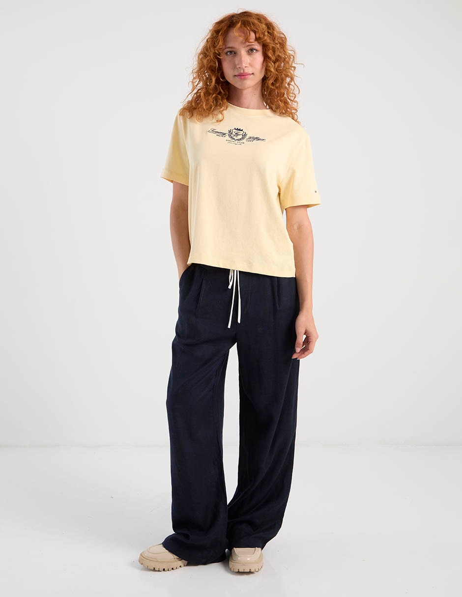 Playera manga corta Hilfiger cuello redondo para mujer 3