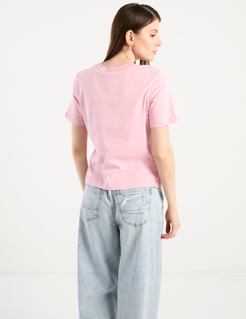 Playera manga corta Hilfiger cuello redondo para mujer 6