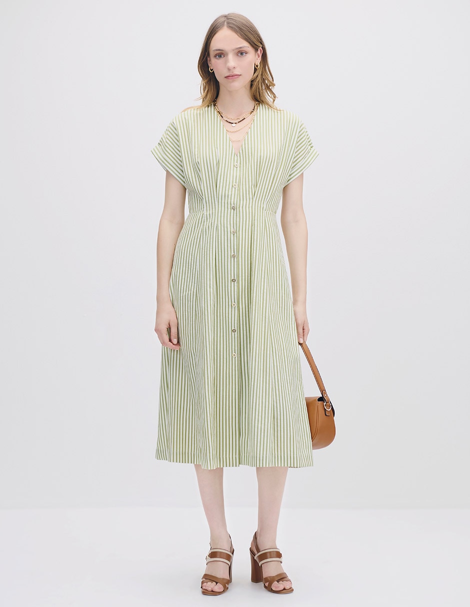 Vestido midi casual Isola para mujer Vestido midi casual Isola para mujer