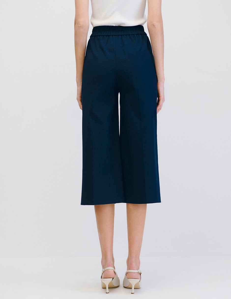 Pantalón coulotte amplio para mujer 2