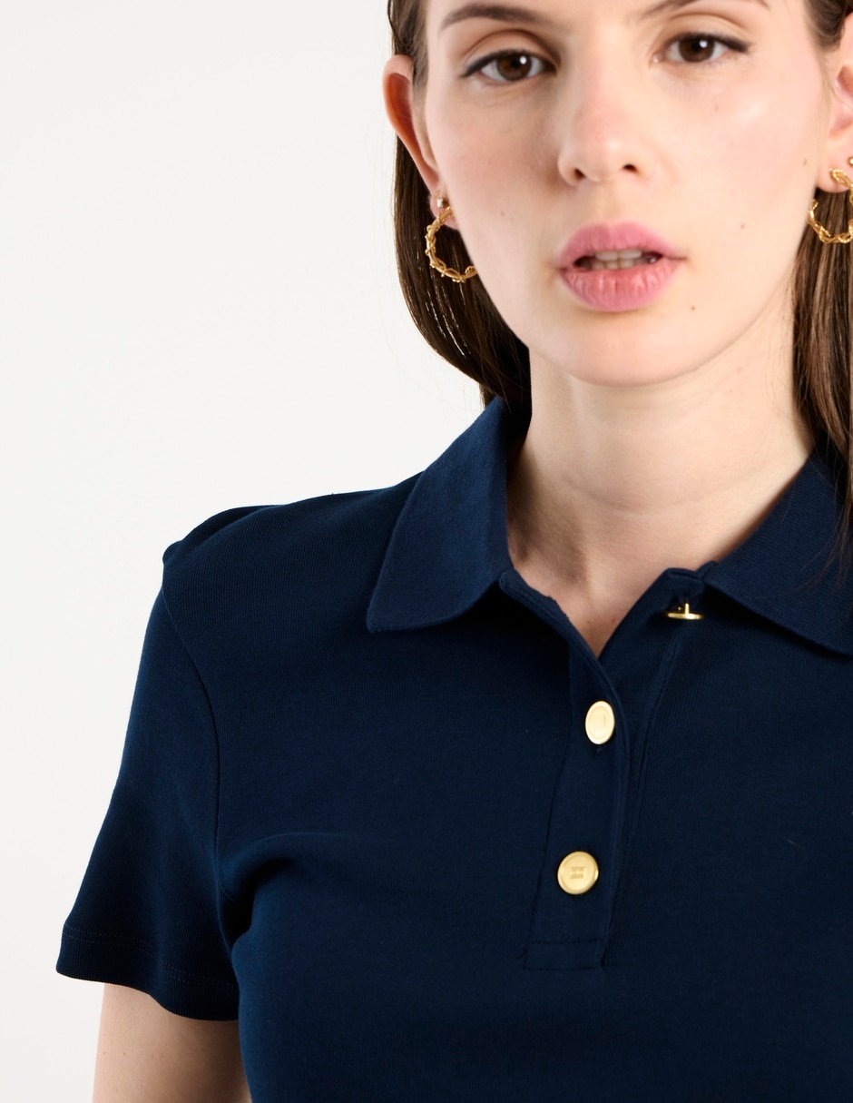Playera tipo polo para mujer 4