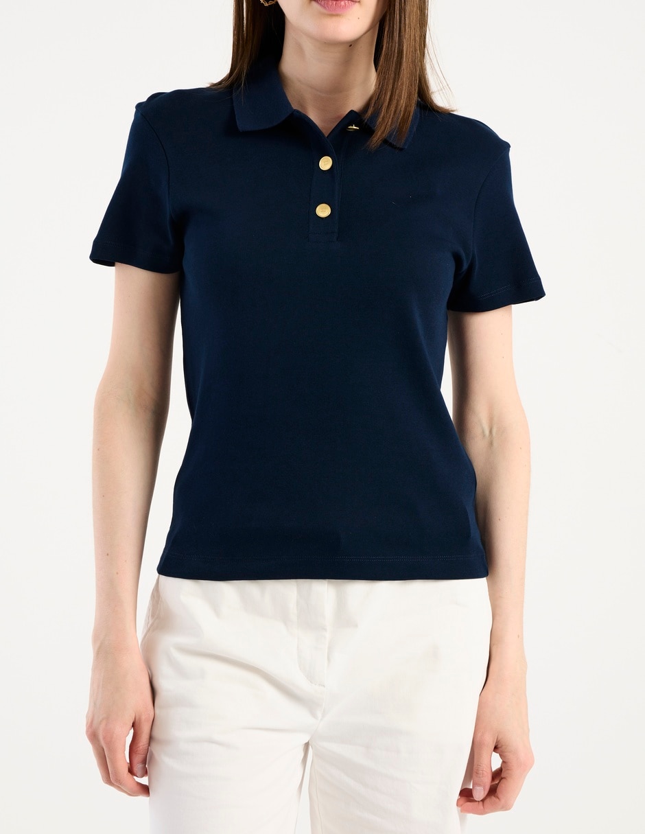 Playera tipo polo para mujer 7