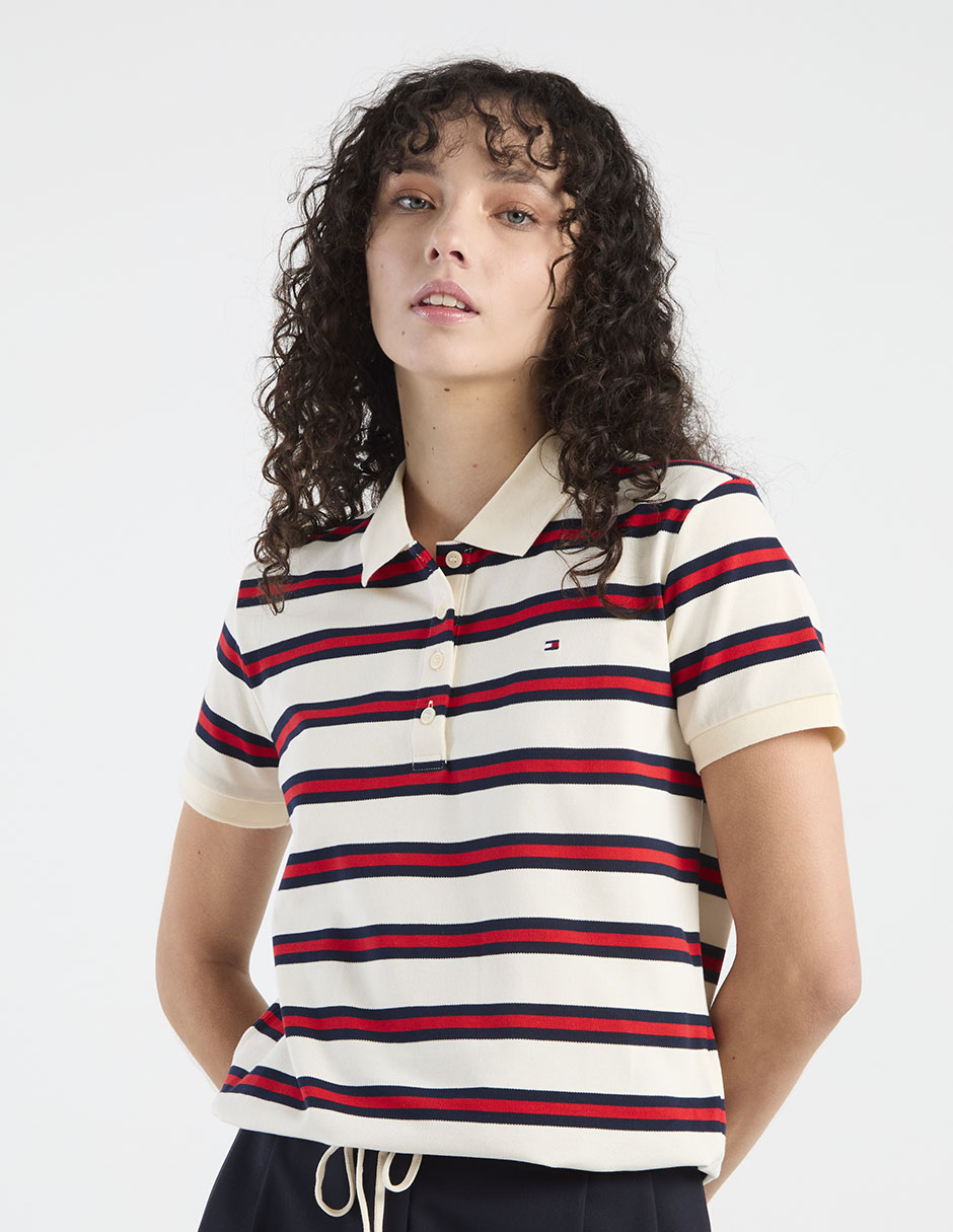 Playera tipo polo Hilfiger para mujer
