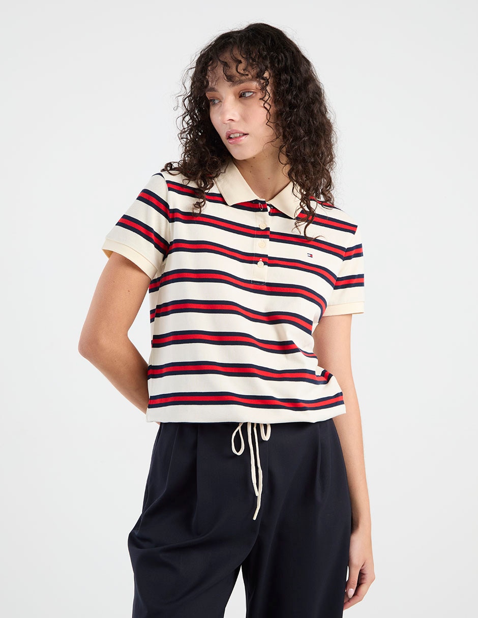 Playera tipo polo para mujer 2
