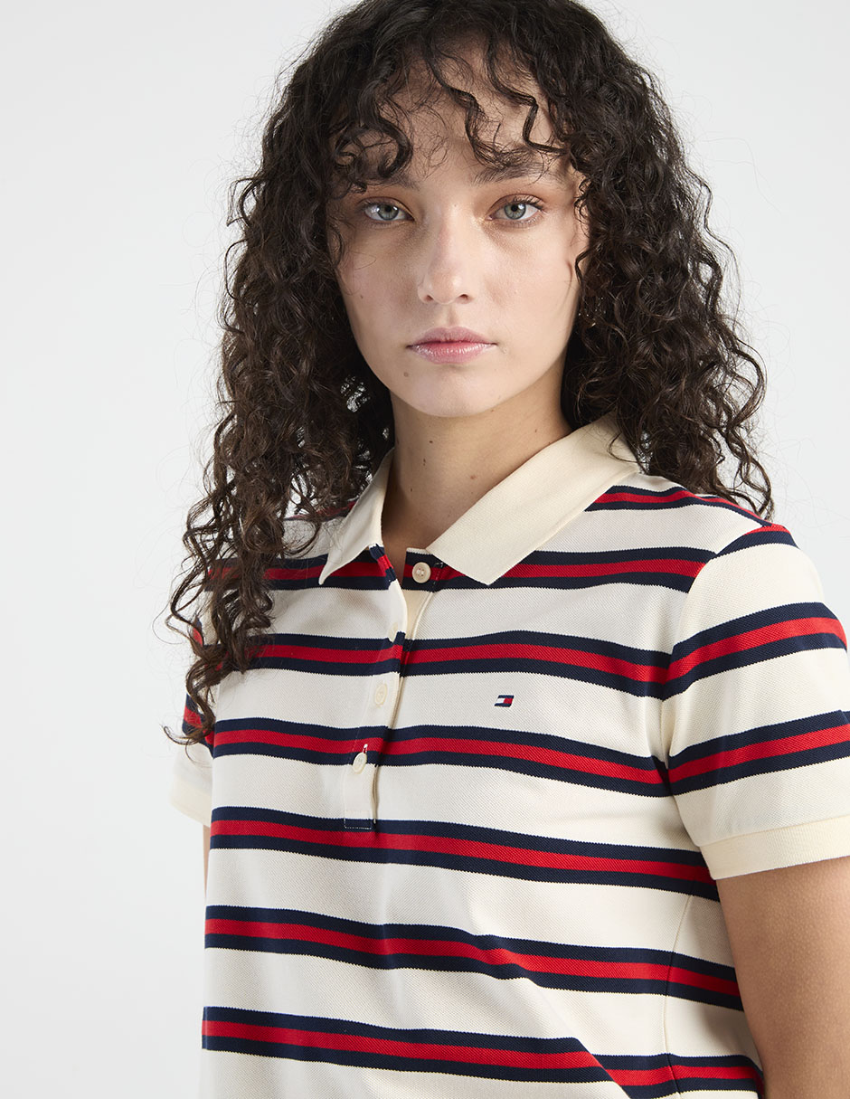 Playera tipo polo para mujer 4